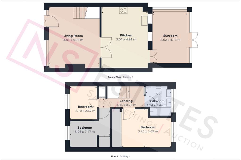 3 bedroom house for sale - floorplan