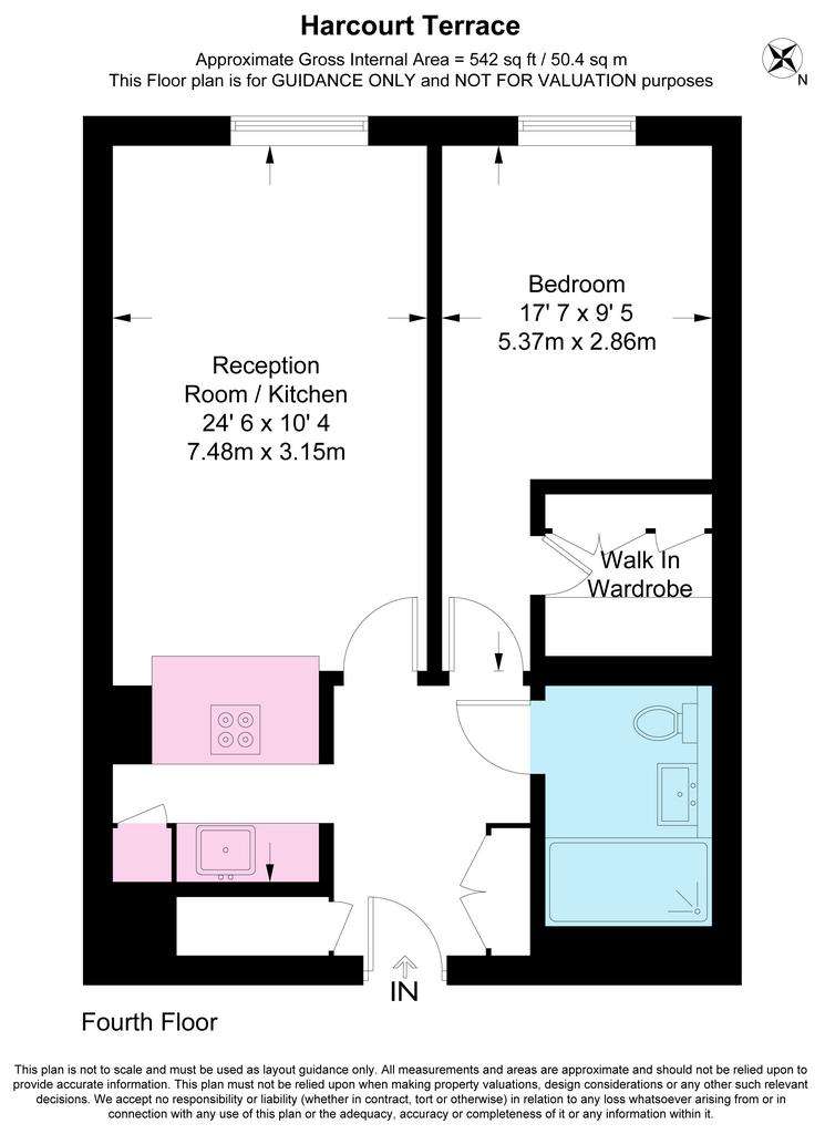 1 bedroom flat for sale - floorplan