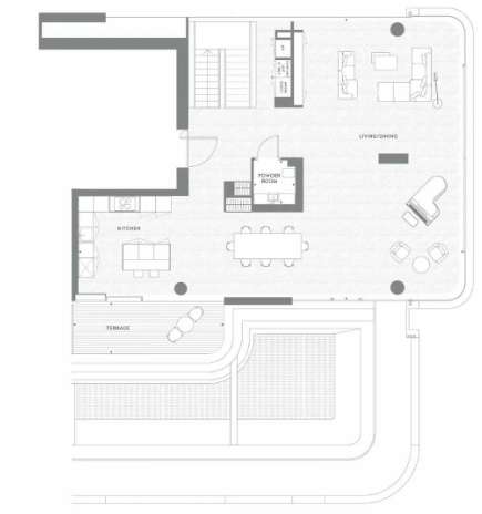 3 bedroom duplex apartment for sale - floorplan