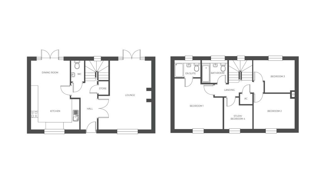 3 bedroom detached house for sale - floorplan