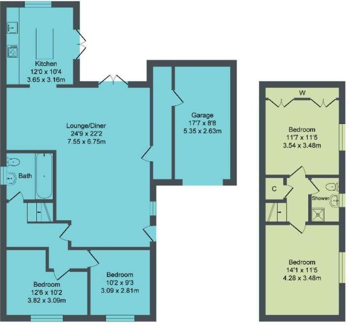 4 bedroom detached house for sale - floorplan