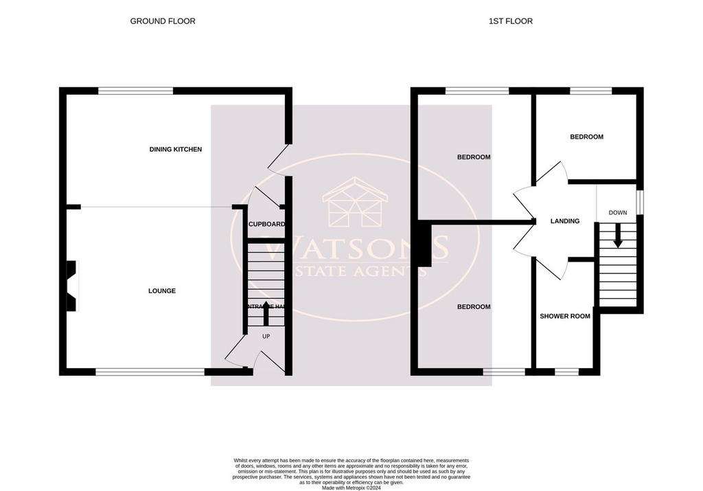 3 bedroom semi-detached house for sale - floorplan