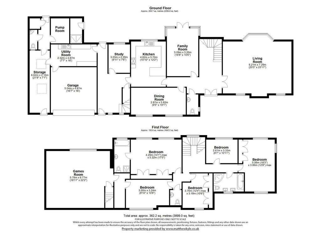 5 bedroom detached house for sale - floorplan