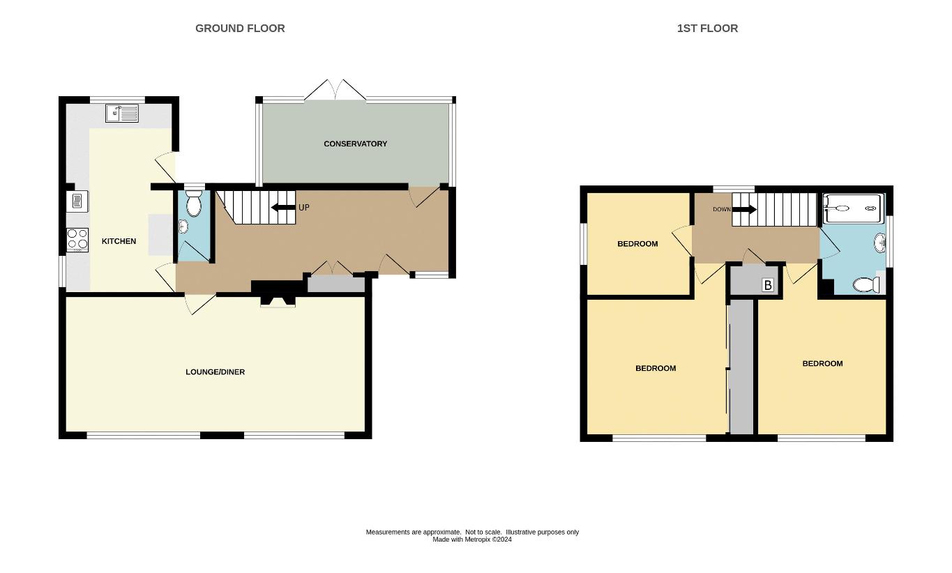 3 bedroom detached house for sale - floorplan