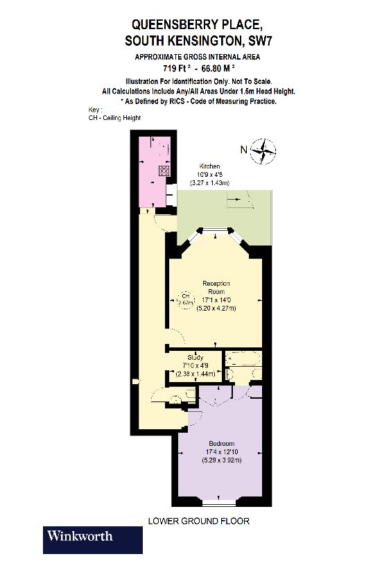 1 bedroom flat for sale - floorplan