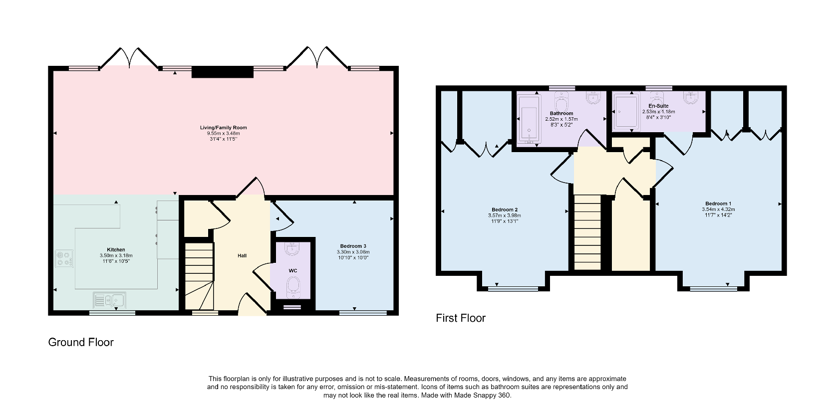 3 bedroom bungalow for sale - floorplan