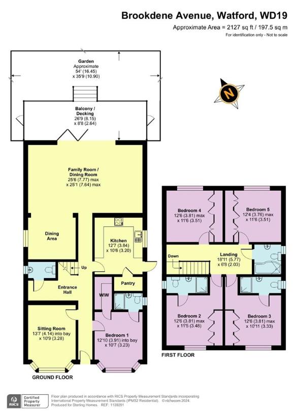 5 bedroom detached house for sale - floorplan