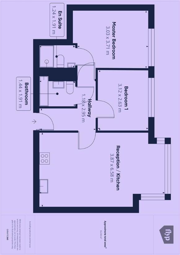 2 bedroom flat for sale - floorplan