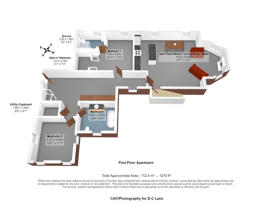 2 bedroom flat for sale - floorplan