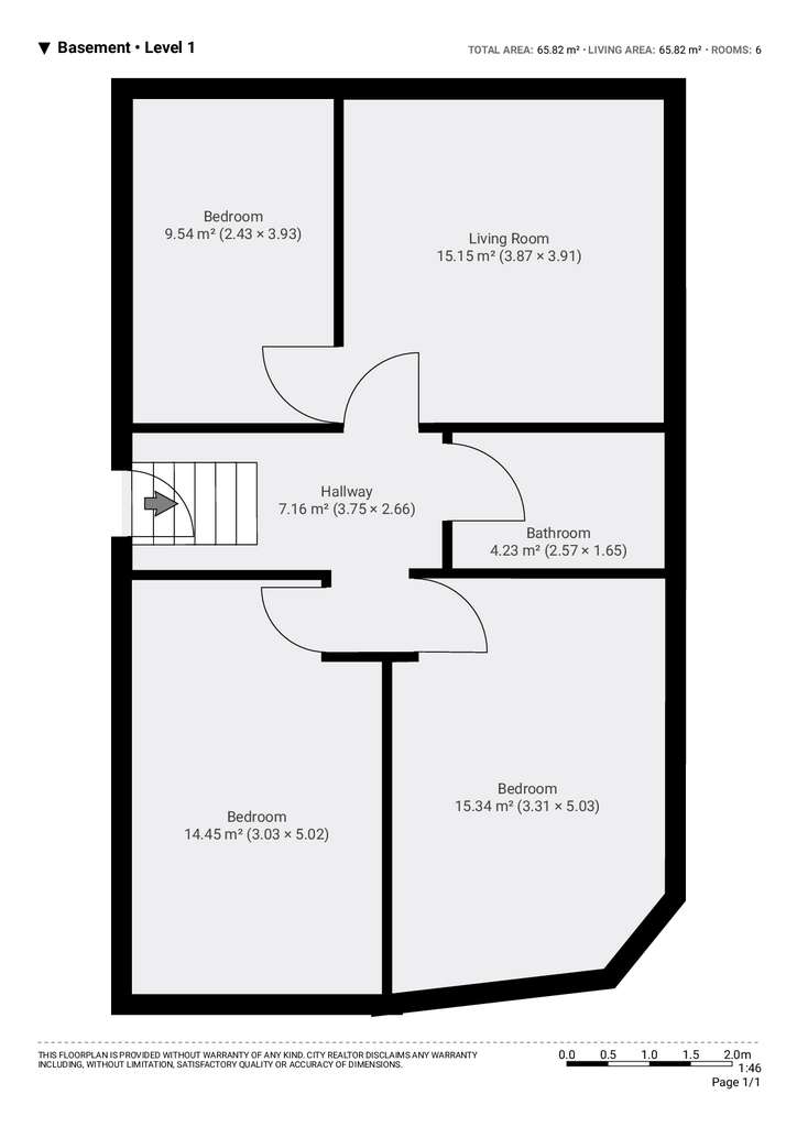 3 bedroom flat to rent - floorplan