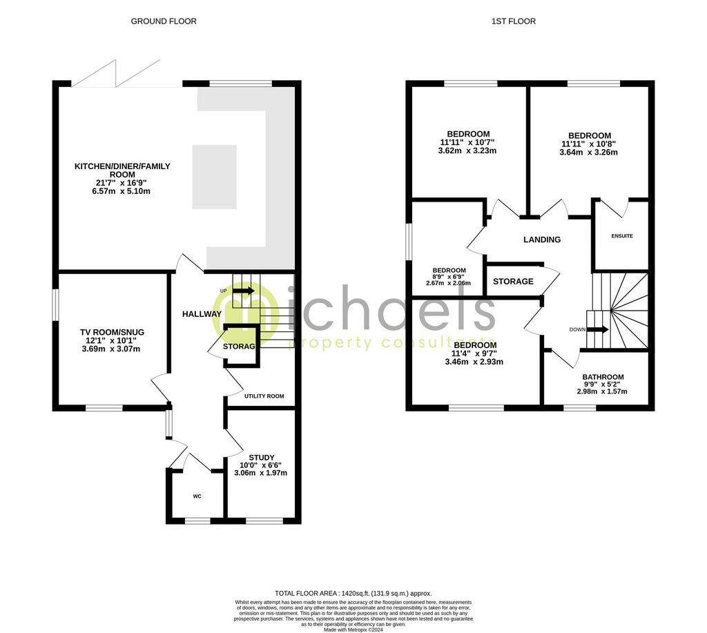 4 bedroom detached house for sale - floorplan