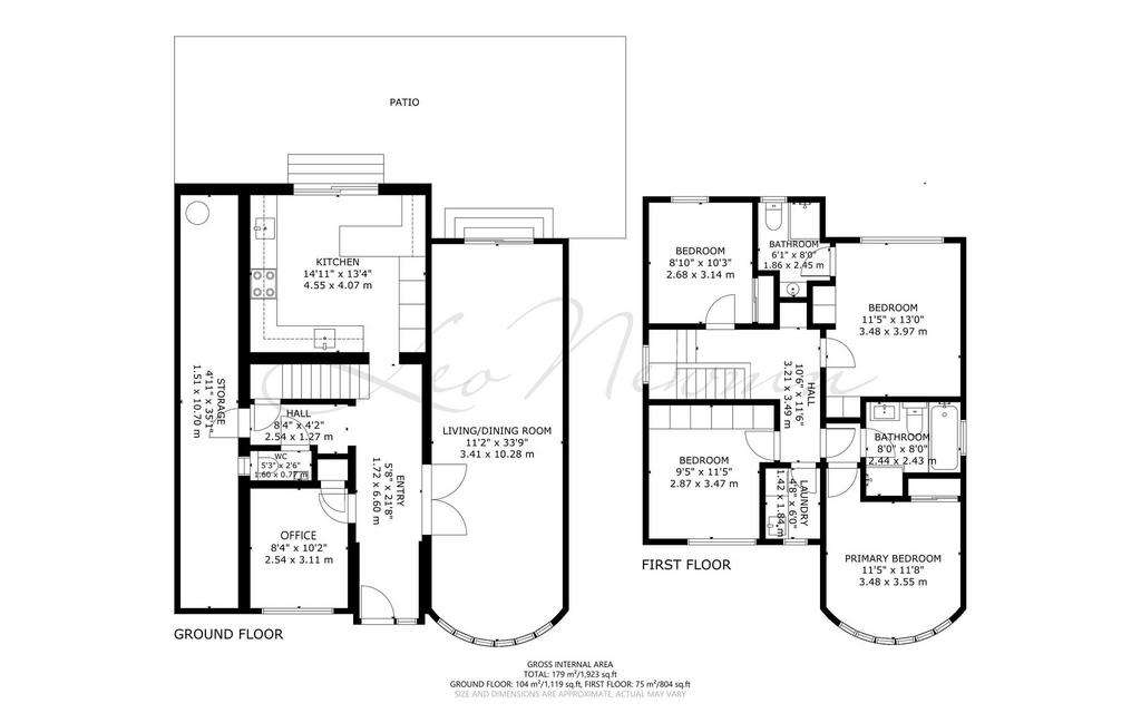 4 bedroom terraced house to rent - floorplan