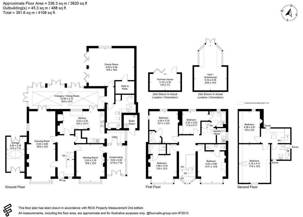 6 bedroom detached house for sale - floorplan