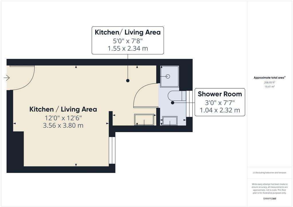 Room to rent - floorplan