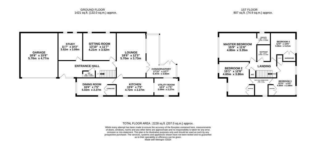 4 bedroom detached house for sale - floorplan