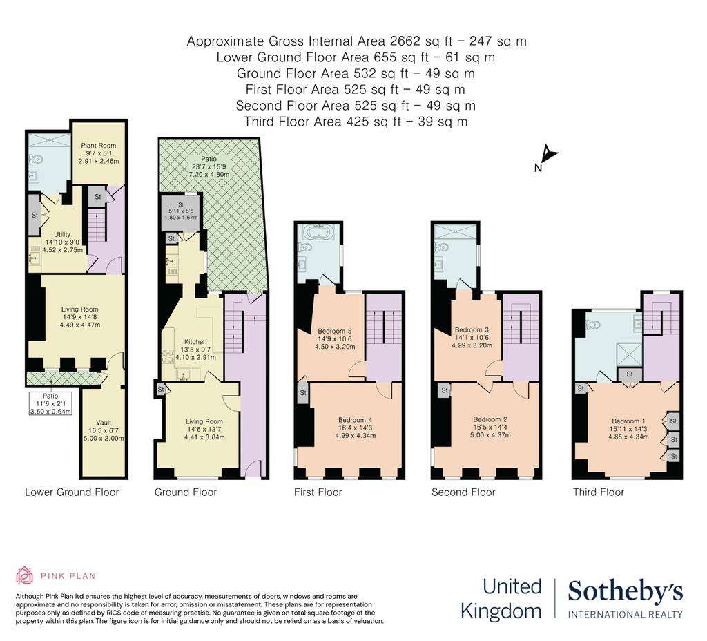 5 bedroom house to rent - floorplan