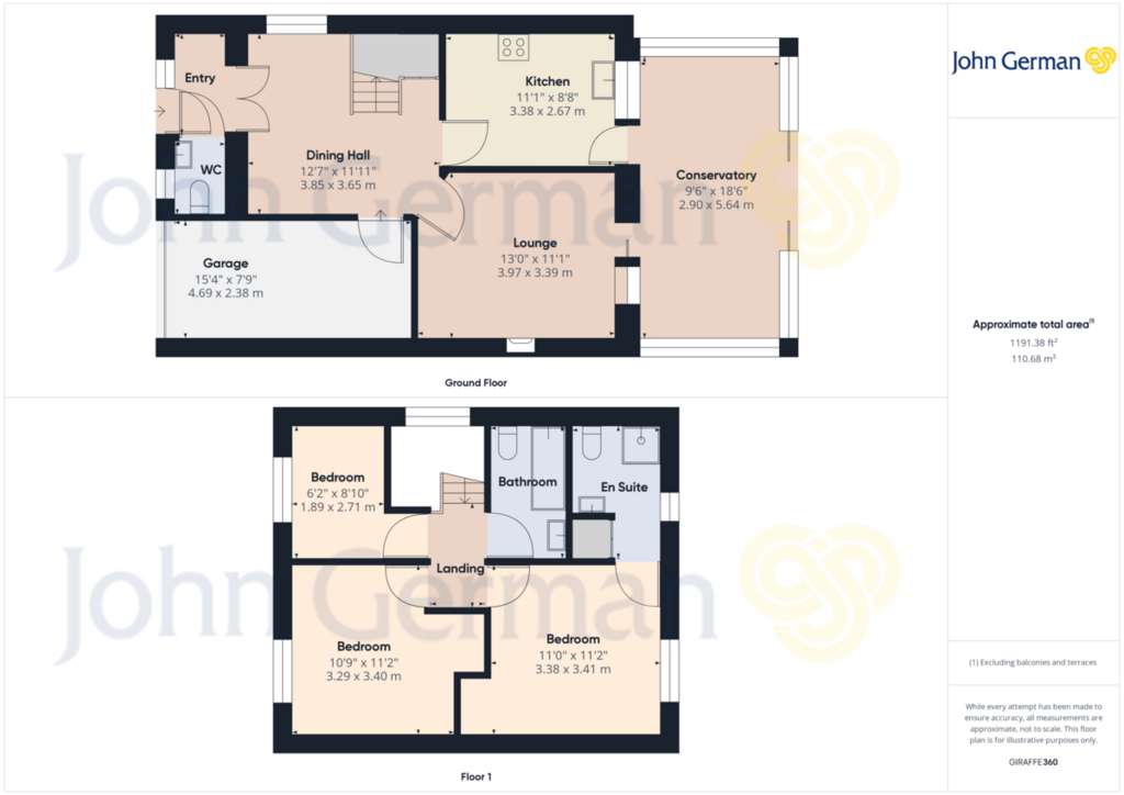 3 bedroom detached house for sale - floorplan