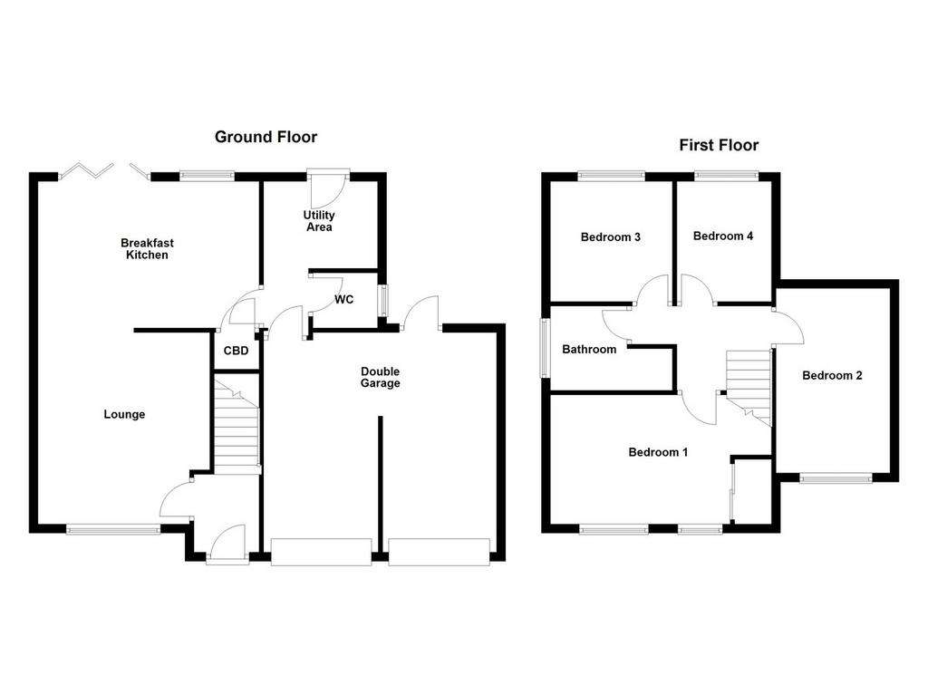 4 bedroom detached house for sale - floorplan