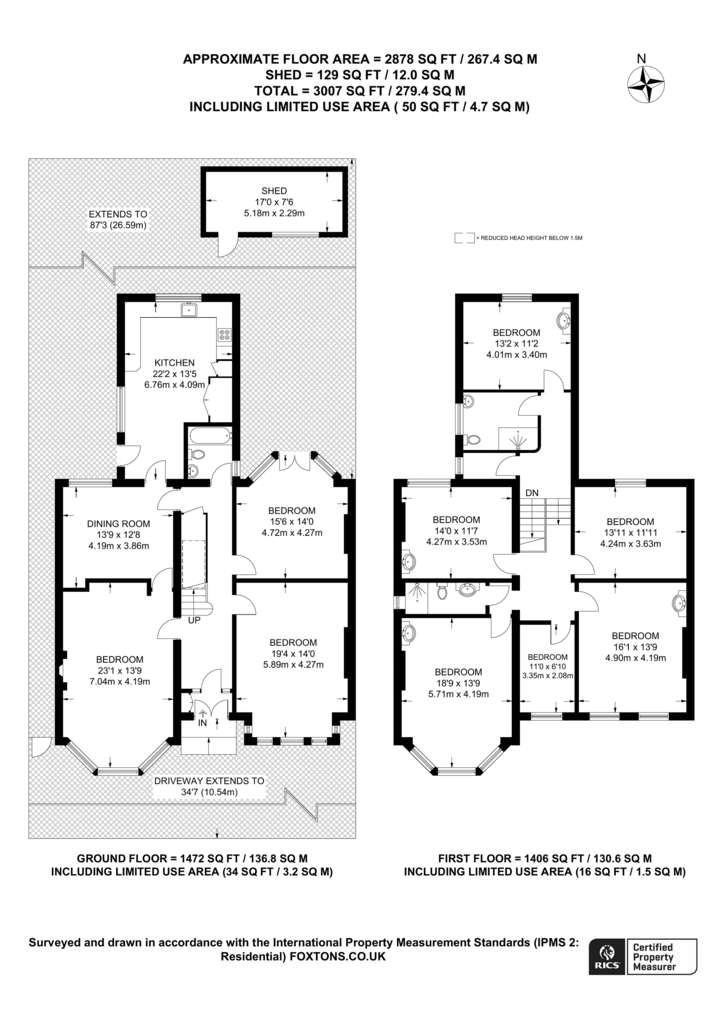 9 bedroom detached house to rent - floorplan