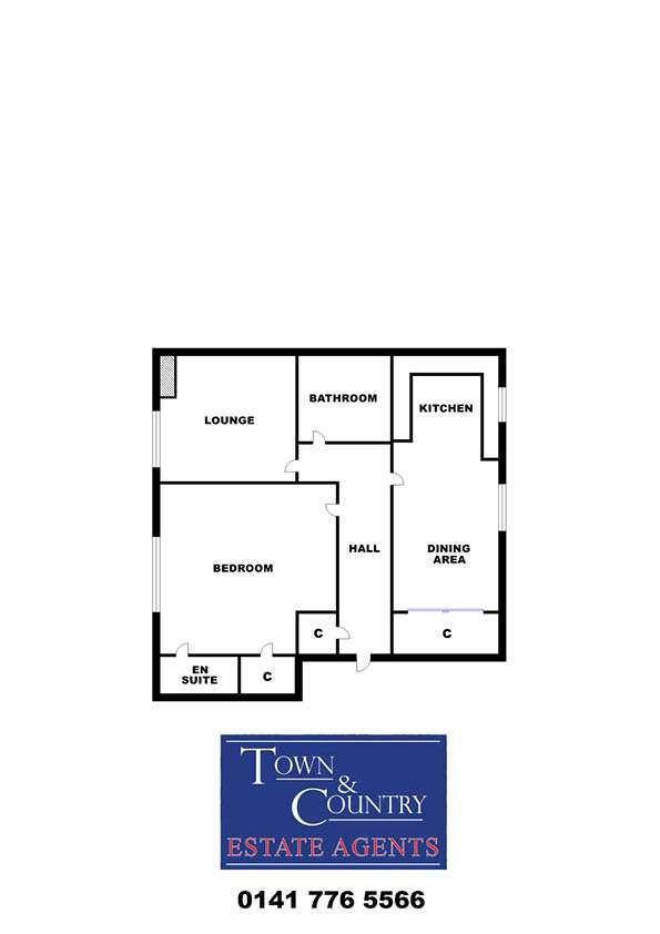 1 bedroom flat for sale - floorplan