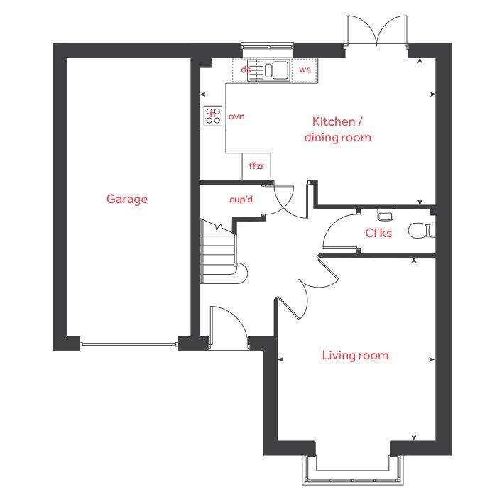 4 bedroom detached house for sale - floorplan