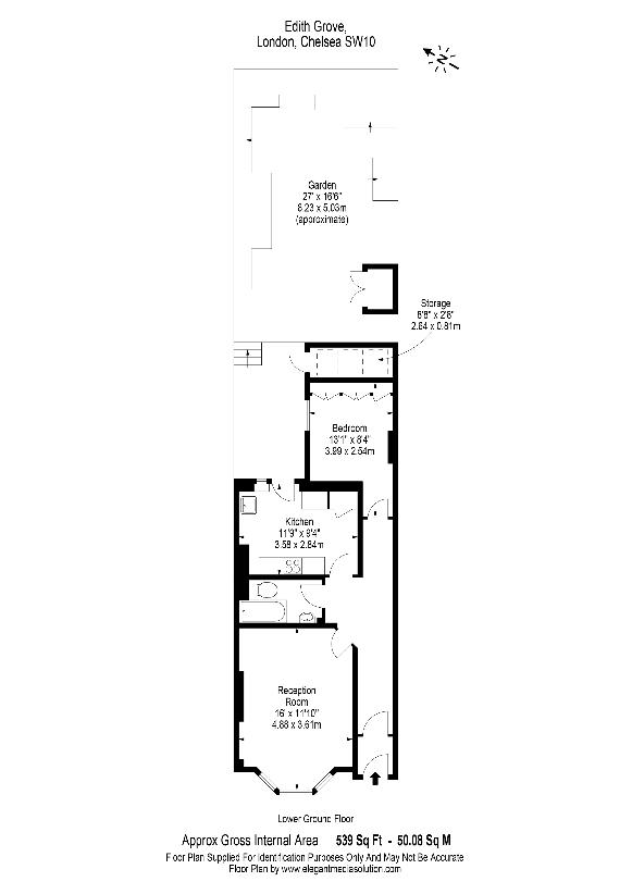 1 bedroom flat for sale - floorplan