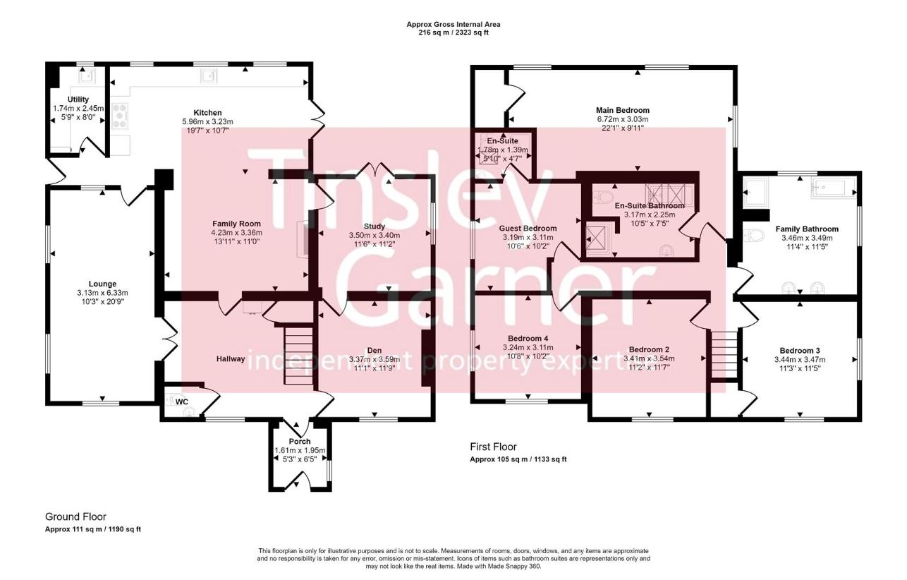 5 bedroom detached house for sale - floorplan