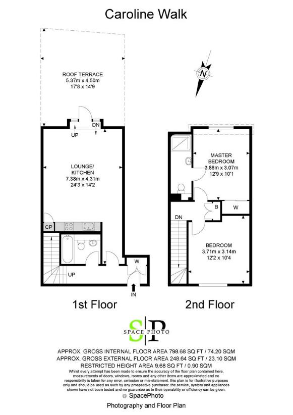 2 bedroom flat for sale - floorplan