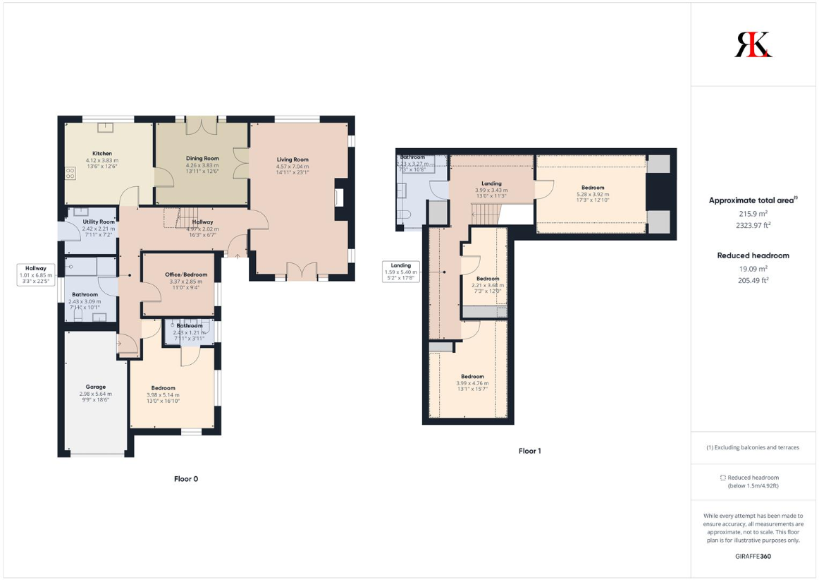 5 bedroom detached house for sale - floorplan