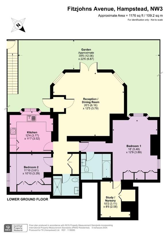 2 bedroom flat for sale - floorplan