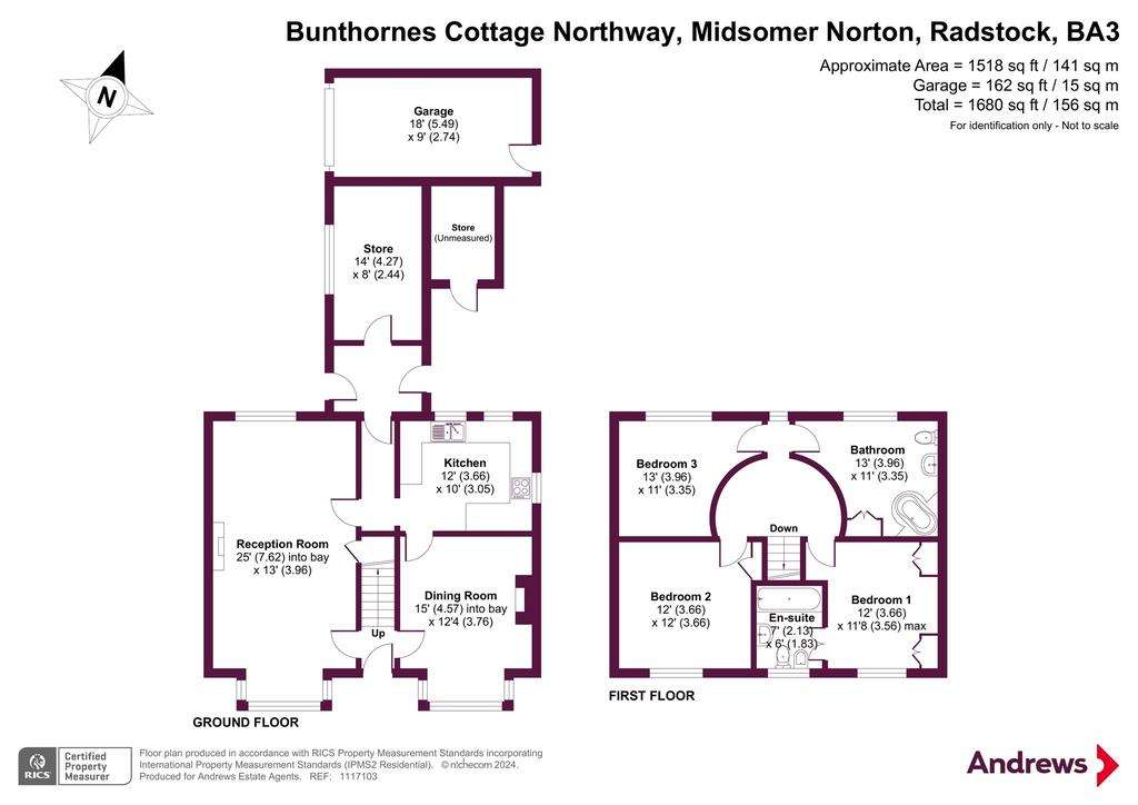 3 bedroom detached house for sale - floorplan