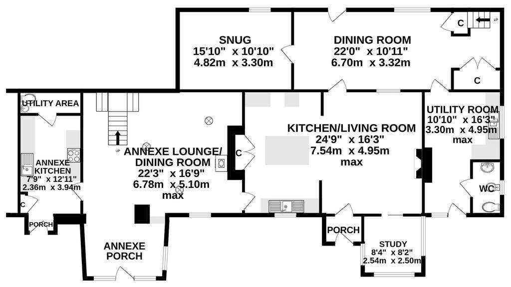 7 bedroom house for sale - floorplan