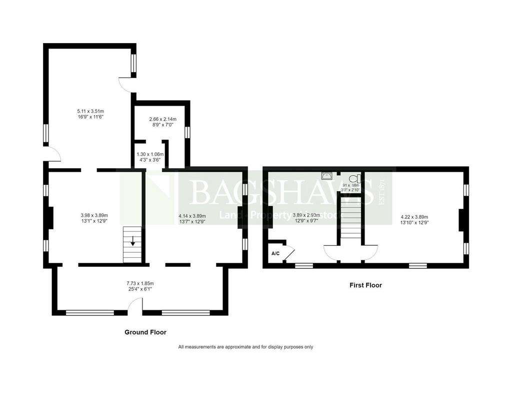 2 bedroom detached house for sale - floorplan