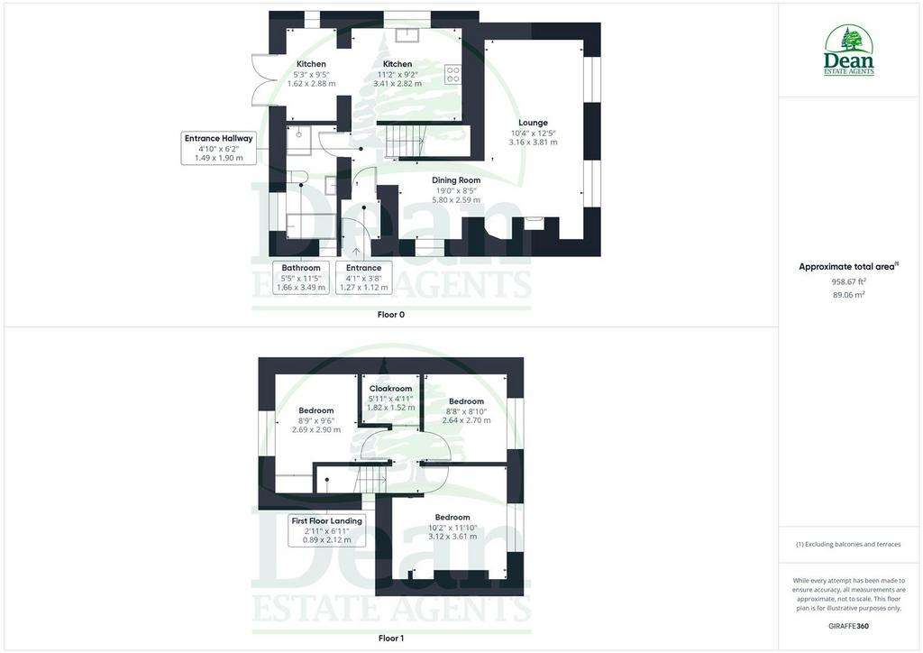 3 bedroom cottage for sale - floorplan