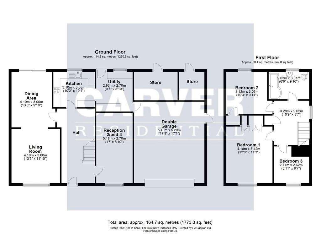 3 bedroom detached house for sale - floorplan