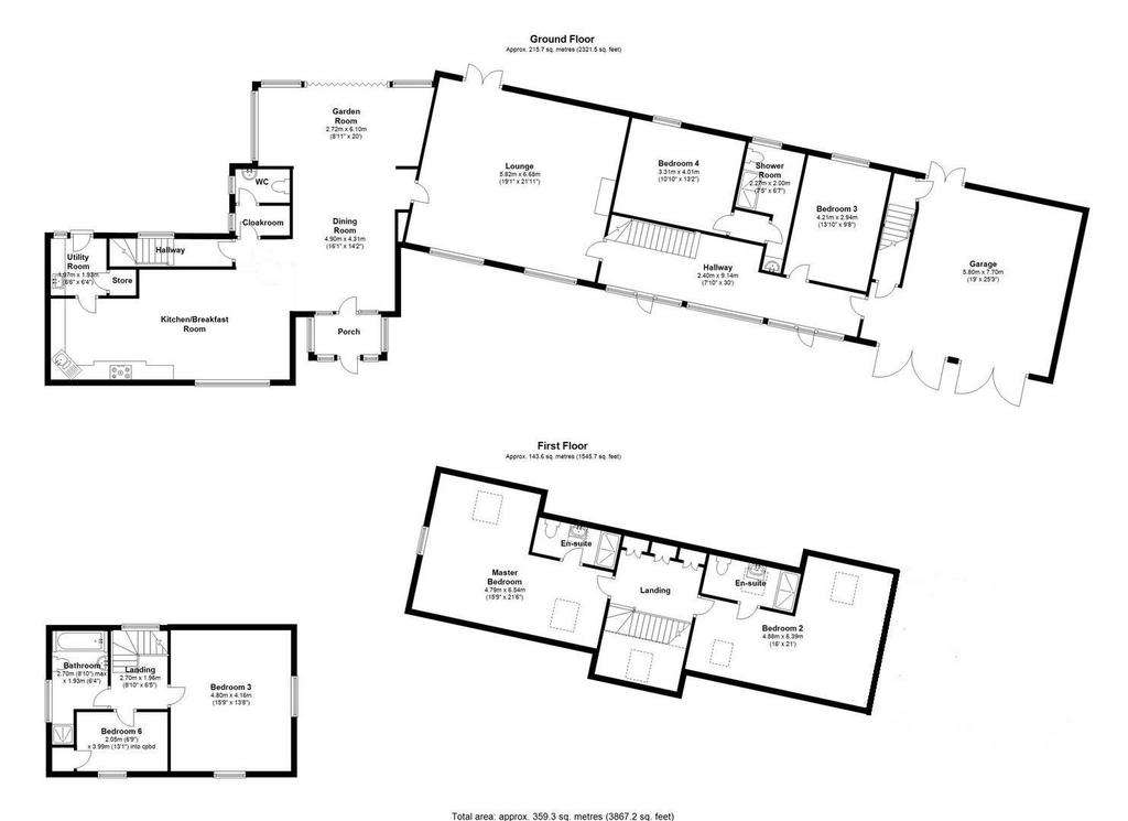 6 bedroom house to rent - floorplan