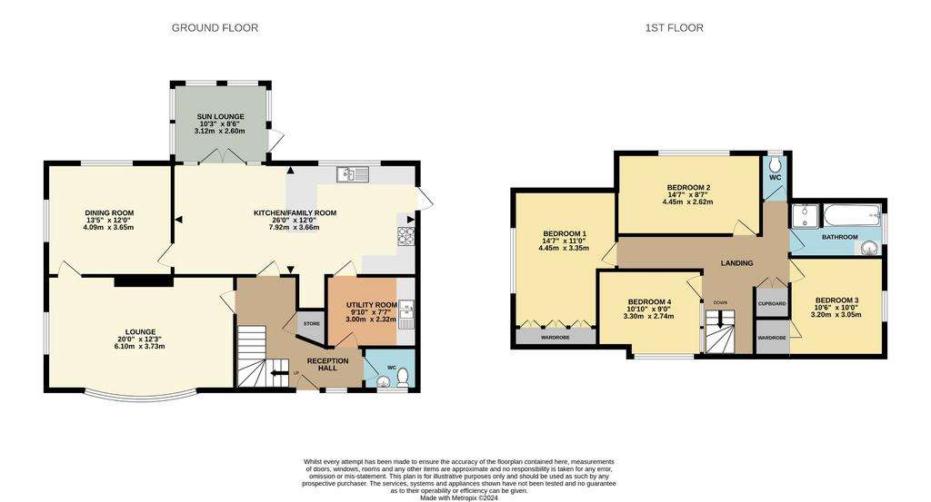 4 bedroom house for sale - floorplan