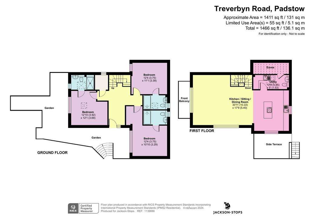 3 bedroom detached house for sale - floorplan