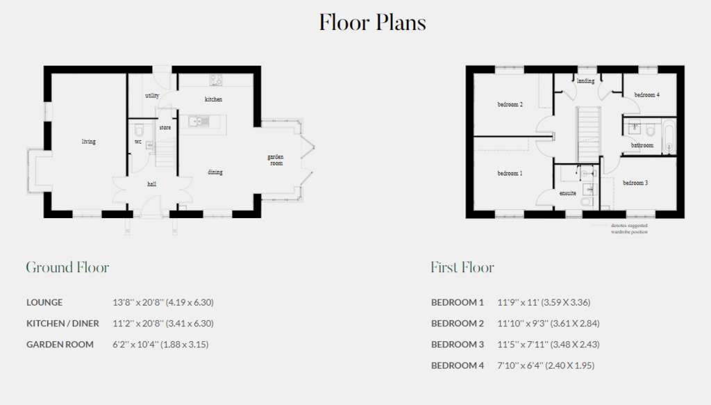 4 bedroom detached house for sale - floorplan