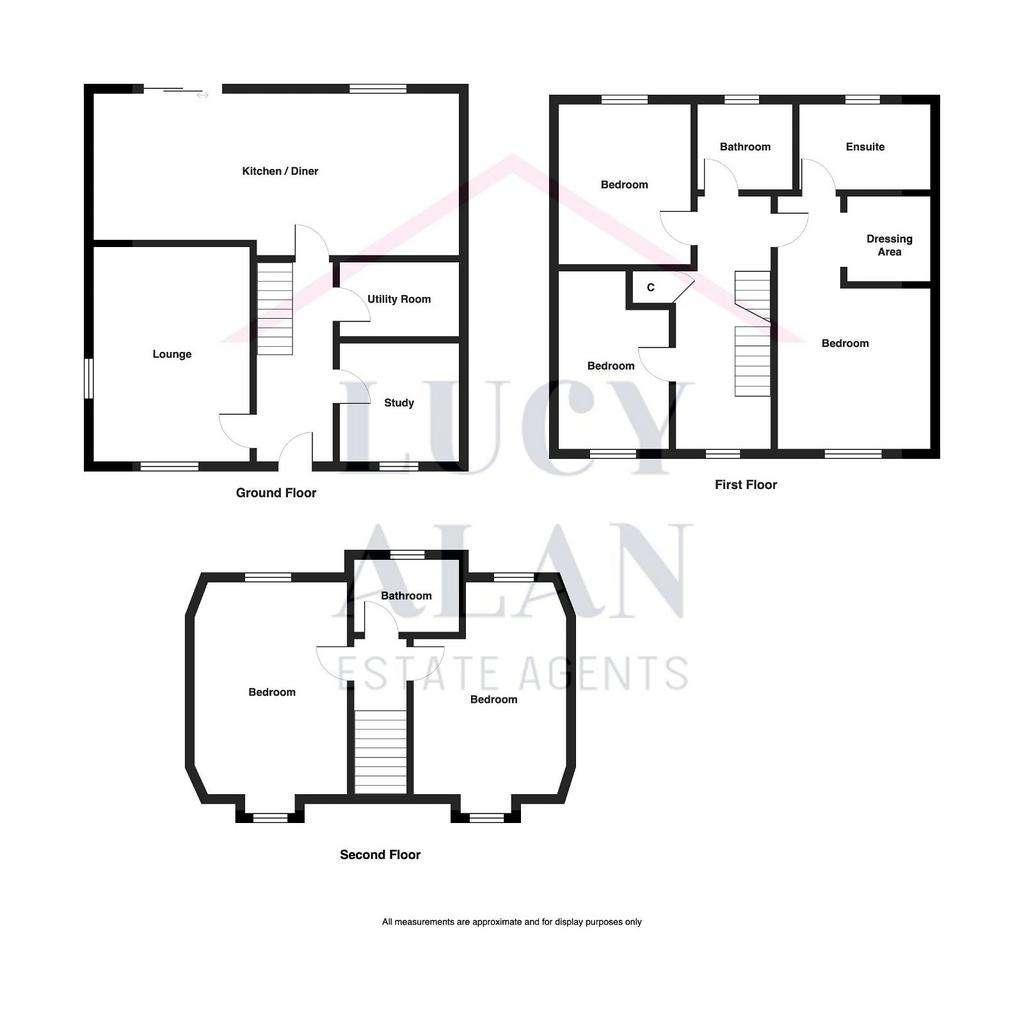 5 bedroom detached house for sale - floorplan