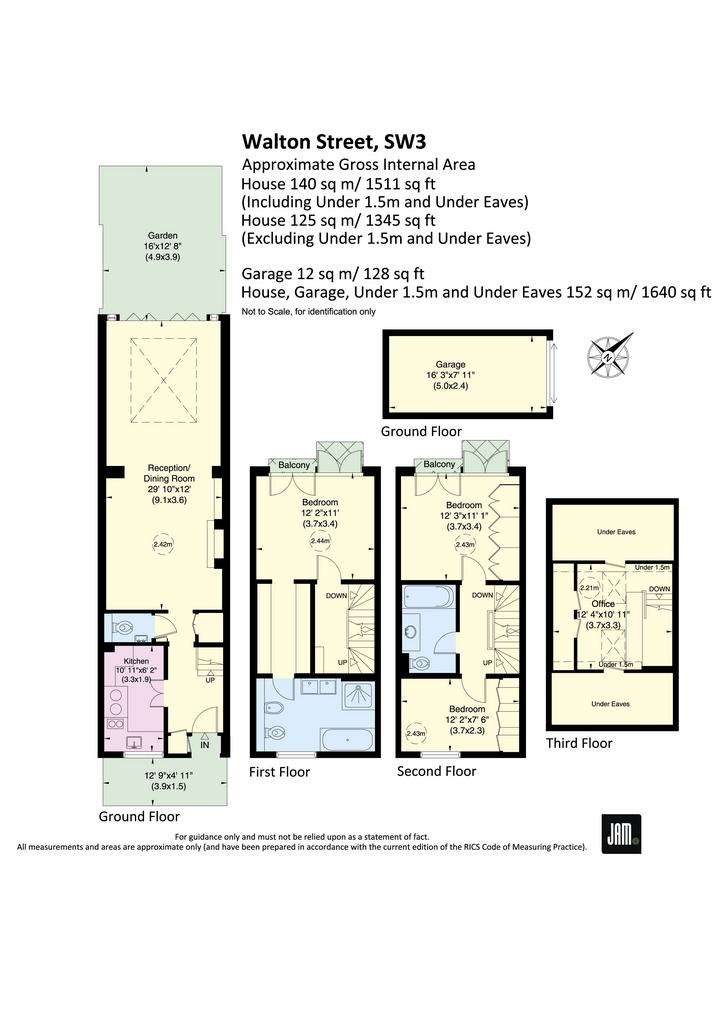 3 bedroom terraced house for sale - floorplan