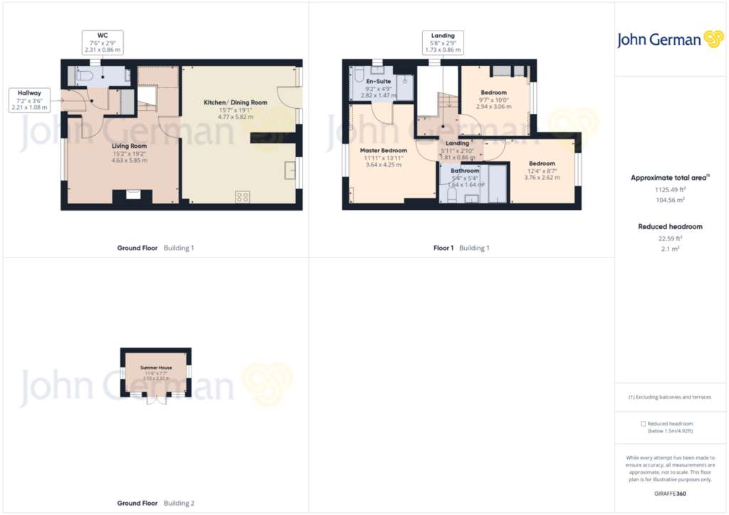 3 bedroom end of terrace house for sale - floorplan