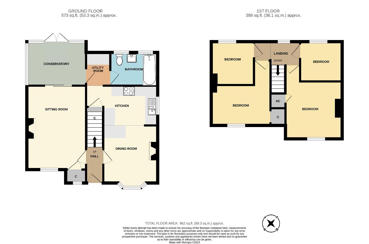 4 bedroom detached house for sale - floorplan