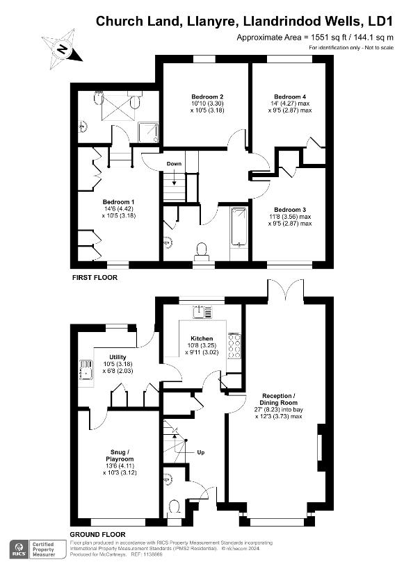 4 bedroom property for sale - floorplan