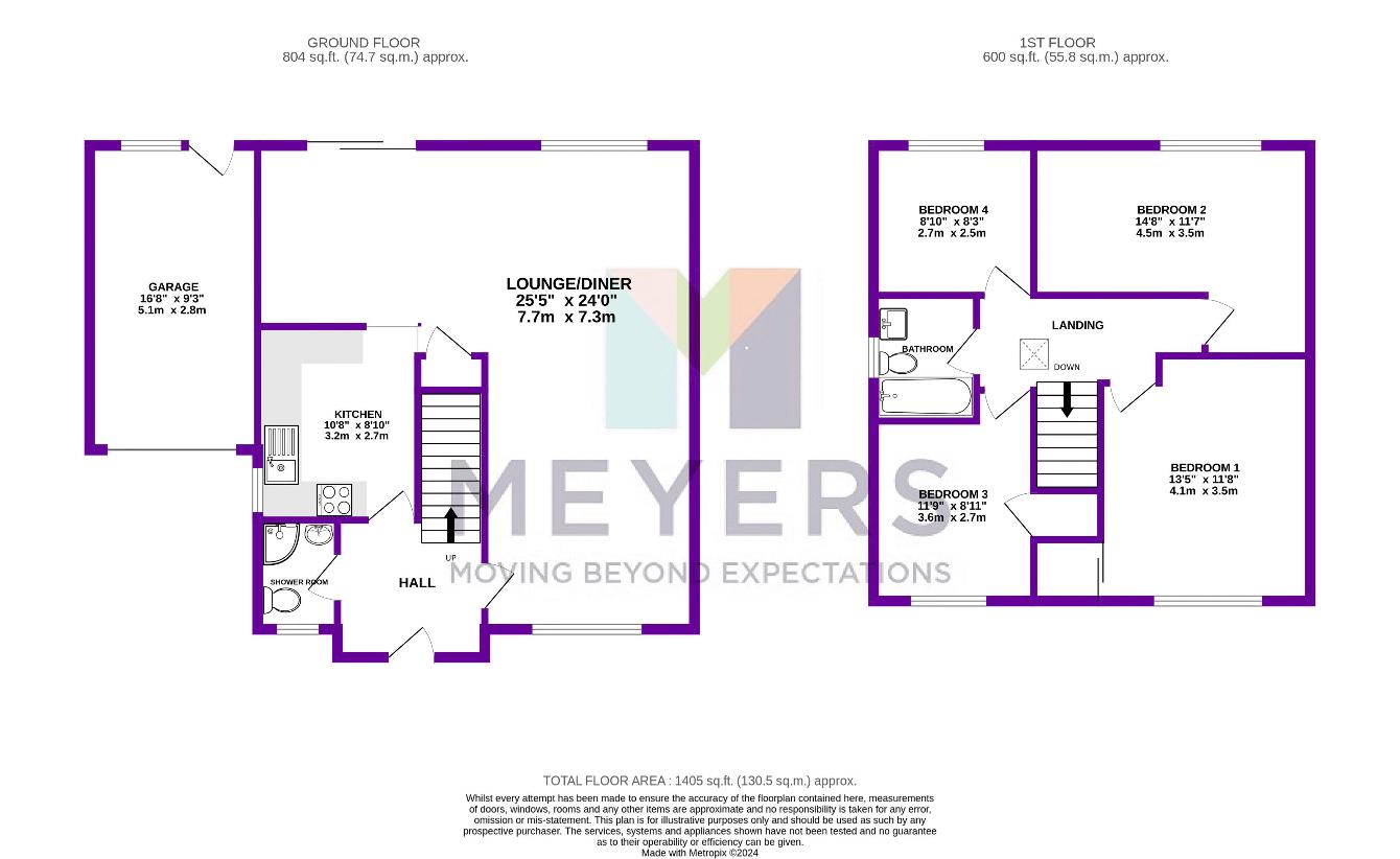 4 bedroom detached house for sale - floorplan