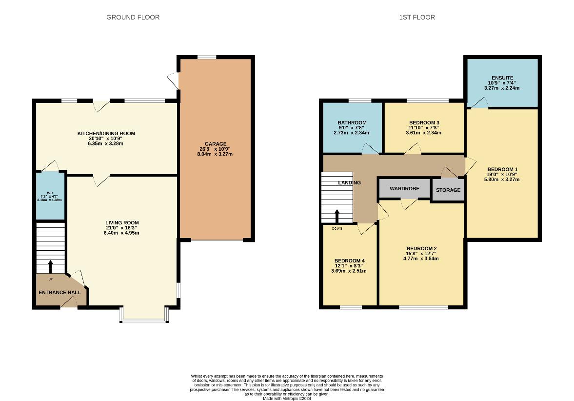 4 bedroom property for sale - floorplan