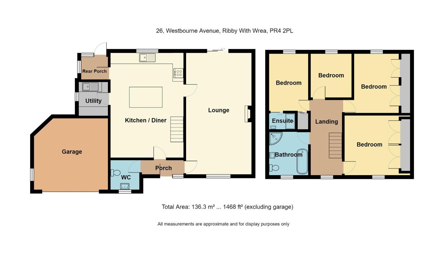 4 bedroom detached house for sale - floorplan