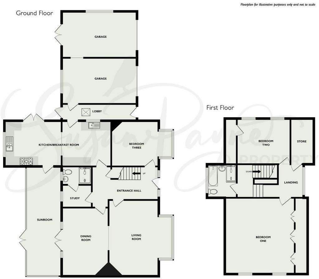 3 bedroom detached house for sale - floorplan