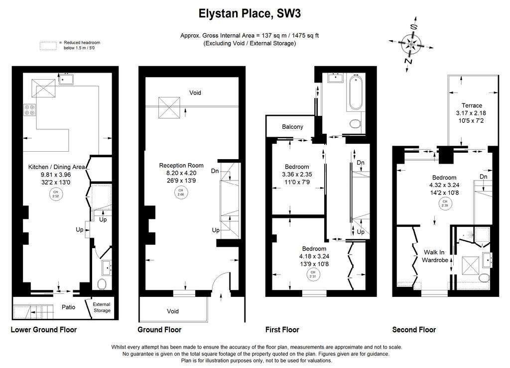 3 bedroom terraced house to rent - floorplan