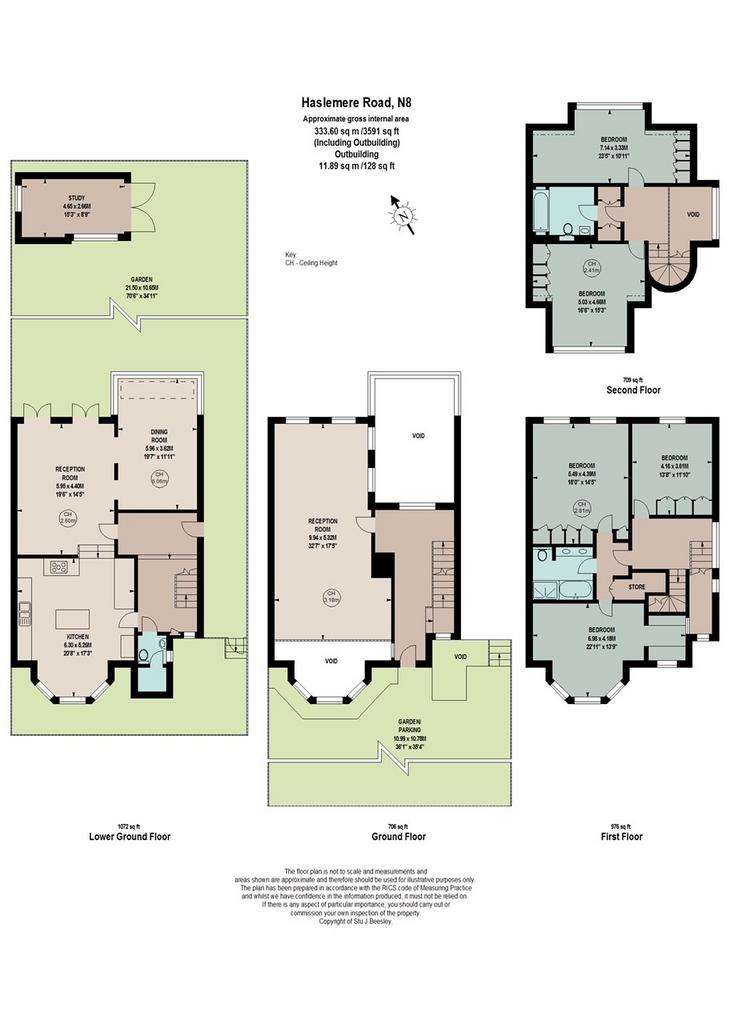 4 bedroom house for sale - floorplan